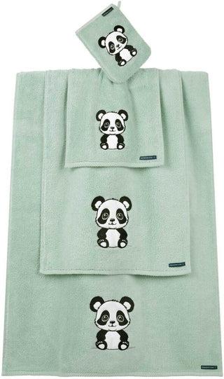Kinderfrottier, Luxus Baumwolle, Panda, schilf