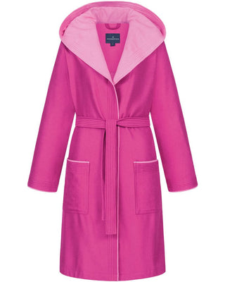 Morgenstern Bademantel Damen Kapuze, leicht, Skylight, RONJA, fuchsia, S