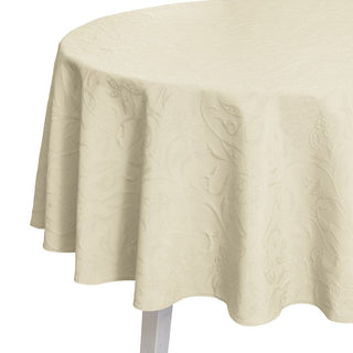 CORDOBA Tischdecke rund - perle - 170/0