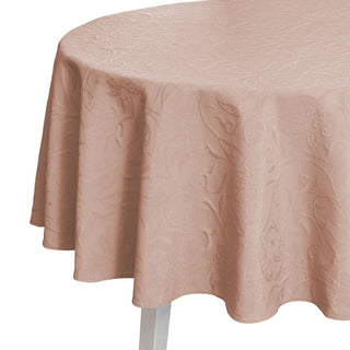 CORDOBA Tischdecke rund - altrosa - 170/0