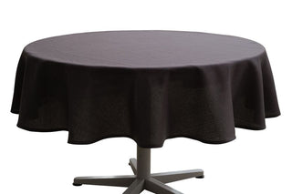 PANAMA Tischdecke rund - anthrazit - 170/0