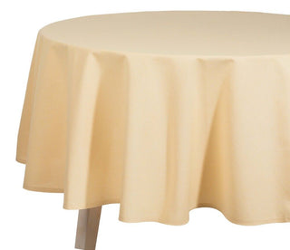 FARO Tischdecke rund - vanille - 170/0