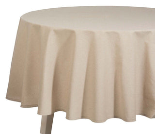 FARO Tischdecke rund - leinen - 170/0