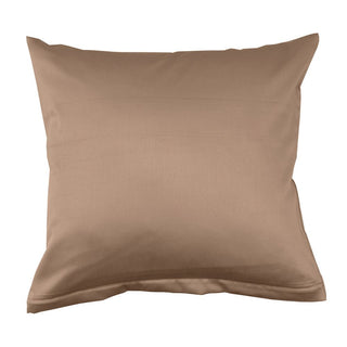 Lorena Mako Satin Bettwäsche uni Classic Bahama Begie Kissen 40x80cm