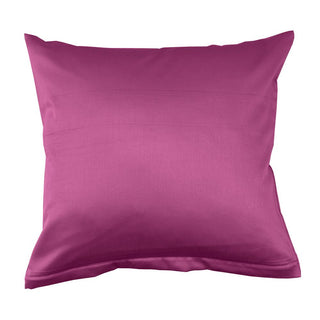 Lorena Mako Satin Bettwäsche uni Classic Flieder Lila Kissen 40x40cm
