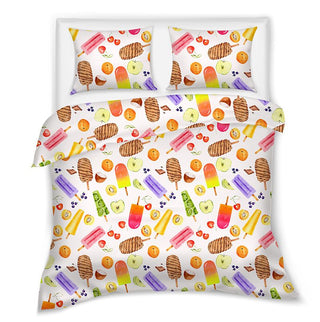 Bettwäsche Satin Wende mit RV Eis