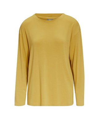 Essenza Denna Uni Comforting yellow Top Langarm L