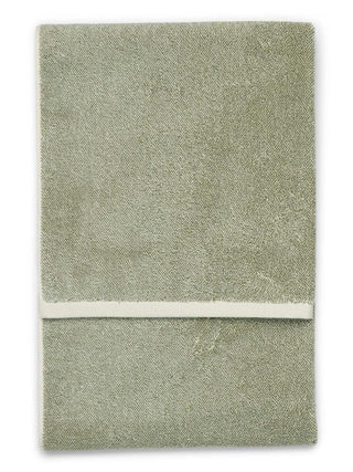 marc-o-polo Timeless melange Moss green Handtuch 80 x 200 cm