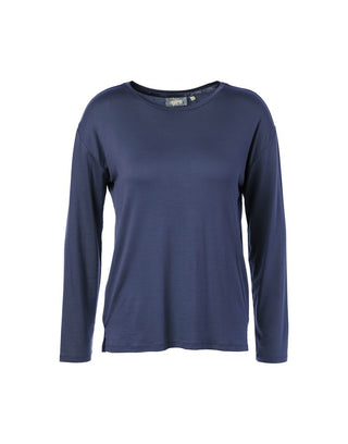 Essenza Denna Uni Nightshadow blue Top Langarm S