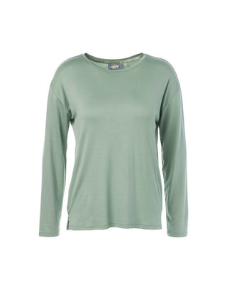 Essenza Denna Uni Dusty teal Top Langarm L