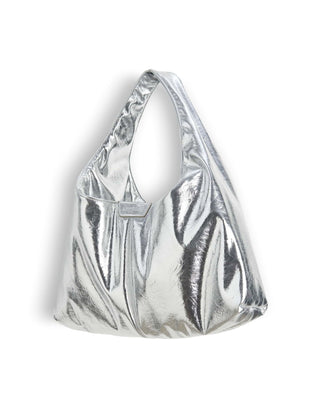 Blissa bag, shiny silver