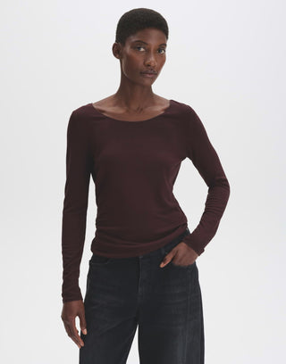 Kirosa soft long, mahogany