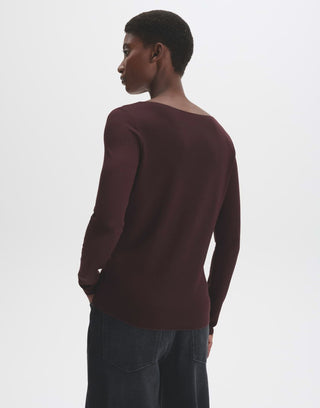 Kirosa soft long, mahogany