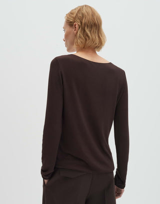 Kirosa soft long, dark espresso