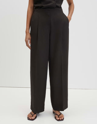 Cisilia linen, dark truffle