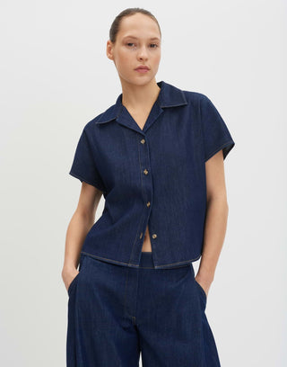 Zondra denim, rinsed dark blue