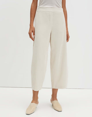 Cisilia curved corduroy, natural glaze