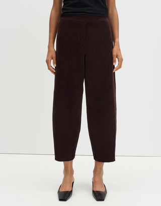 Cisilia curved corduroy, mahogany