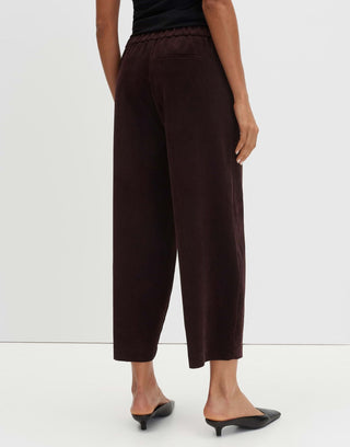 Cisilia curved corduroy, mahogany