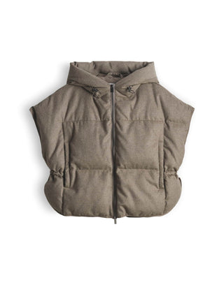 Venkina cozy, taupewood melange