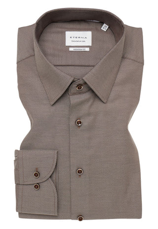 Dynamic Cotton Dobbydesign Langarm