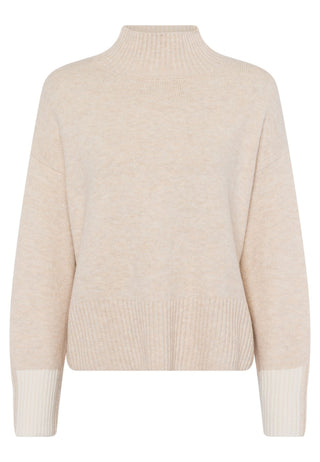 Pullover mit Kontrast-Intarsien