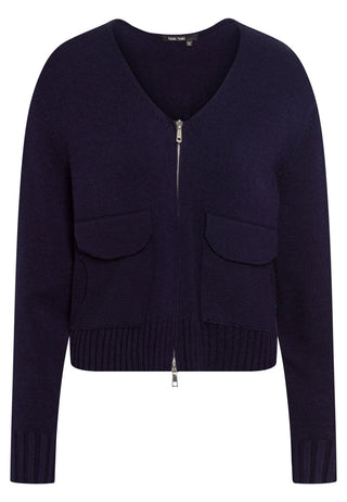 Strickjacke mit Reißverschluß