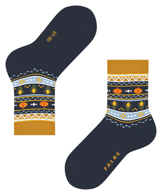 FALKE Pumpkin Fair Isle Kinder