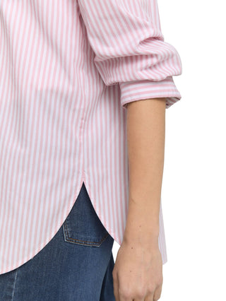 Loose Fit Popeline Hemdbluse