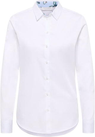Satin Shirt Bluse Satingewebe Langarm