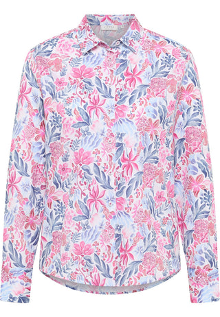 Bluse Satingewebe Langarm