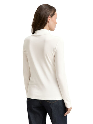 Langarmshirt mit Rollkragen
