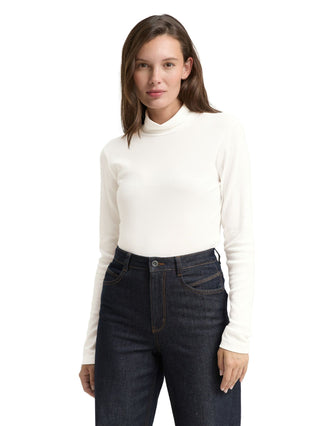 Langarmshirt mit Rollkragen