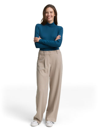 Langarmshirt mit Rollkragen