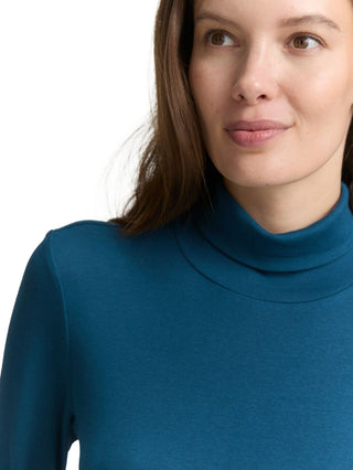 Langarmshirt mit Rollkragen
