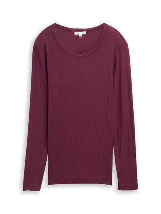 Basic Slim Fit Langarmshirt
