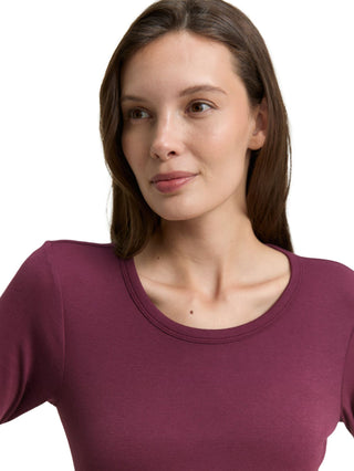Basic Slim Fit Langarmshirt