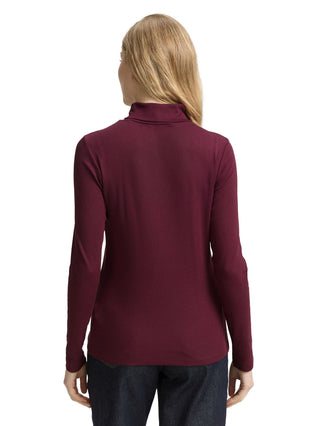 Langarmshirt mit Rollkragen