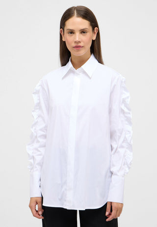 Signature Shirt Bluse Popeline Langarm