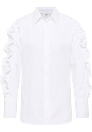 Signature Shirt Bluse Popeline Langarm