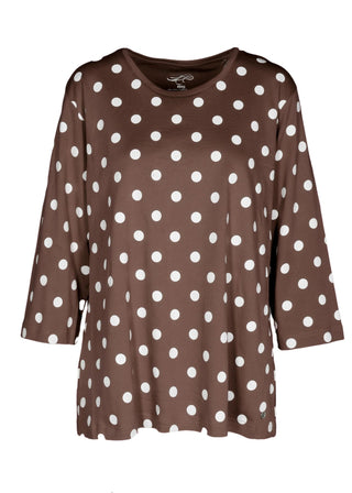 Rdh.-Shirt, 3/4 Arm, Punkte
