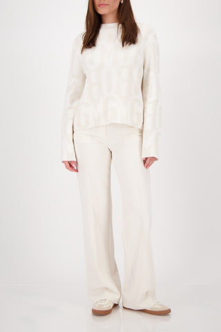 Pullover, cashmere gemustert