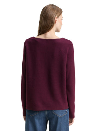 Sweatshirt mit Knopf-Details
