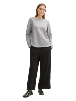 Sweatshirt mit Knopf-Details