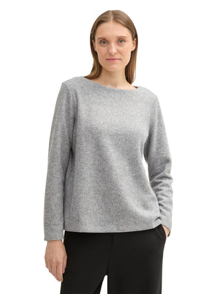 Sweatshirt mit Knopf-Details