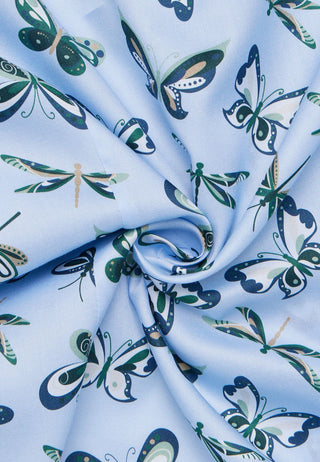 Bluse Satingewebe Langarm