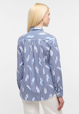 Bluse Popeline Langarm