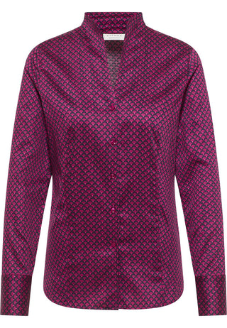 Bluse Satingewebe Langarm