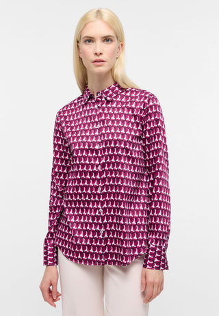 Bluse Satingewebe Langarm