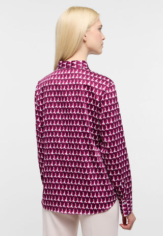 Bluse Satingewebe Langarm